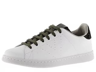 Trampki damskie - Victoria Tenis EFECTO Piel & Leopardo, Trampki damskie, Khaki, 35 EU - grafika 1