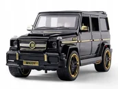 Zabawki zdalnie sterowane - Mercedes G klasa BRABUS G65 Metalowy Model Samochodu 1:24 Dźwięk Światło - miniaturka - grafika 1