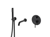 Baterie wannowe i prysznicowe - Zestaw Wannowy Podtynkowy Besco Veo - miniaturka - grafika 1