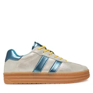 Buty dla dziewczynek - Sneakersy Primigi 7926055 D Srebrny - miniaturka - grafika 1