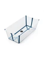 Wanienki dla dzieci - Stokke Wanienka FLEXI BATH X-LARGE transparent BLUE - miniaturka - grafika 1