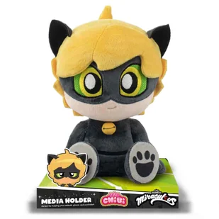 Miraculum Biedronka Oryginalna Maskotka Czarny Kot 22 cm z Kartonikiem - Maskotki i pluszaki - miniaturka - grafika 1
