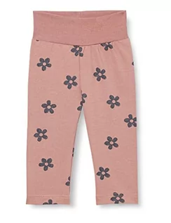 Legginsy - Pinokio Legginsy dziecięce Hppiness, 95% bawełna, 5% elastan różowy, kwiaty, dziewczęce rozm. 62-104 (74) - grafika 1