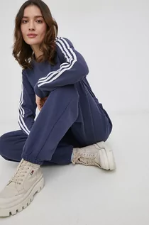 Koszulki i topy damskie - Adidas Originals Originals Longsleeve damski kolor granatowy - Originals - grafika 1