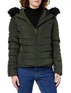 ONLY Onlnewellan Quilted Hood Jacket Cc Otw Kurtka Kobiety, Rosin/Szczegóły: czarny Fur, S - Kurtki damskie - miniaturka - grafika 1