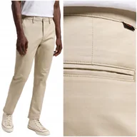 Spodnie męskie - Lee SLIM CHINO dopasowane spodnie bawełniane materiałowe chinosy W36 L32 - miniaturka - grafika 1