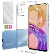 Etui i futerały do telefonów - ETUI PRZEZROCZYSTE 2MM DO REALME 8 / 8 PRO OBUDOWA + SZKŁO HARTOWANE 9H - miniaturka - grafika 1