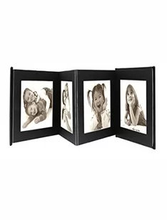 Deknudt Ramka Leporello black 8x13x18 leather for 8 photos A66DC28PH - A - Ramki na zdjęcia - miniaturka - grafika 1