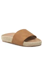 Espadryle damskie - Roxy Espadryle ARJL101053 Brązowy - miniaturka - grafika 1