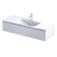 Szafki łazienkowe - Szafka łazienkowa pod umywalkę Oristo Brylant 120 cm biały mat OR36-SD1S-120-2R - miniaturka - grafika 1