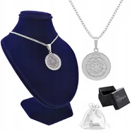 Naszyjniki - Naszyjnik srebrny 925 Siedmiu Archaniołów Talizman 7 Archaniołów 40 cm - miniaturka - grafika 1