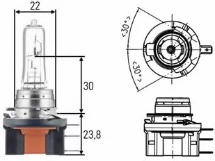 Hella Żarówka H15 15/55W 12V 8GJ 168 119-001 - Żarówki samochodowe - miniaturka - grafika 1