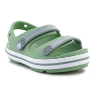 Klapki i japonki męskie - Sandały Crocs Crocband Cruiser Sandal Toddler Jr 209424-3WD zielone - miniaturka - grafika 1