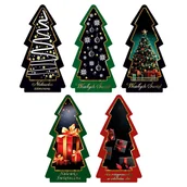 Domowy wyrób alkoholu - Etykiety Świąteczne W Kształcie Choinki Premium - 10Szt. - miniaturka - grafika 1