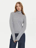 Swetry damskie - United Colors Of Benetton Golf 1002D2348 Szary Regular Fit - miniaturka - grafika 1
