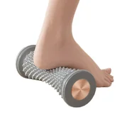 Masażery - Wałek do masażu stóp i łydek ergonomiczny roller akupresurowy masażer relaksacyjny - miniaturka - grafika 1