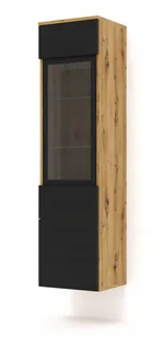 Witryna Aura 1DS stojąca wisząca artisan czarny - Witryny - miniaturka - grafika 1