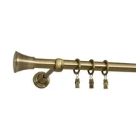 Karnisze - Karnisz pojedynczy 19 mm Tazza 200 cm stare złoto Bojanek - miniaturka - grafika 1