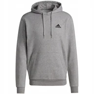 Bluzy męskie - Bluza męska adidas Essentials Fleece szara H12213 XL - miniaturka - grafika 1