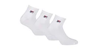 Skarpetki damskie - FILA Unisex F9303 skarpety uniwersalne biały biały 35-38 - miniaturka - grafika 1