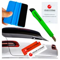 Akcesoria tuningowe - Folia Do Przyciemniania Szyb 3Mx75CM Termokurczliwa Samochodowa Czarna 95% - miniaturka - grafika 1