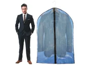 Pokrowce na ubrania - Pokrowiec Na Odzież Garnitur Ubrania Duży Ortalion - miniaturka - grafika 1