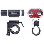 Lampki rowerowe - Emos Lampa rowerowa komplet przód + tylna 1+3x CHIP P3920 - miniaturka - grafika 1