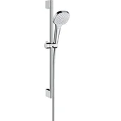 Zestawy prysznicowe - Hansgrohe Select Zestaw prysznicowy Croma Select E Vario 0,65 m biały chrom 2658 - miniaturka - grafika 1