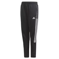 Spodnie i spodenki dla dziewczynek - Spodnie adidas Tiro 21 Training Pants GQ1242 - czarne - miniaturka - grafika 1