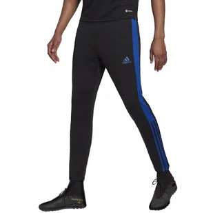 Spodnie męskie adidas Tiro Essential czarno-niebieskie HM7920 M - Dresy męskie - miniaturka - grafika 1