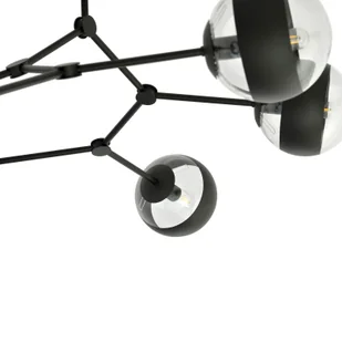 Emibig Space lampa sufitowa 6-punktowa czarna/stripe 1135/6 1135/6 - Lampy sufitowe - miniaturka - grafika 6