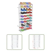 Szafki na buty - Stojak na 40 par butów Szafka na buty 140 cm - miniaturka - grafika 1