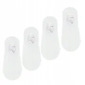 Skarpetki damskie - Białe NISKIE STOPKI DAMSKIE Mikrostopki 4Pak r. 38-41 - miniaturka - grafika 1