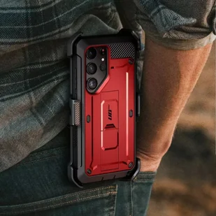 Oryginalne Etui SAMSUNG GALAXY S24 ULTRA Supcase Unicorn Beetle Pro 2-set czerwone - Etui i futerały do telefonów - miniaturka - grafika 7