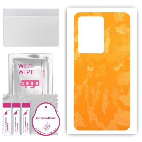 folia naklejka skórka strukturalna na TYŁ do Honor 200 Lite - Moro Camo Żółty - apgo SKINS