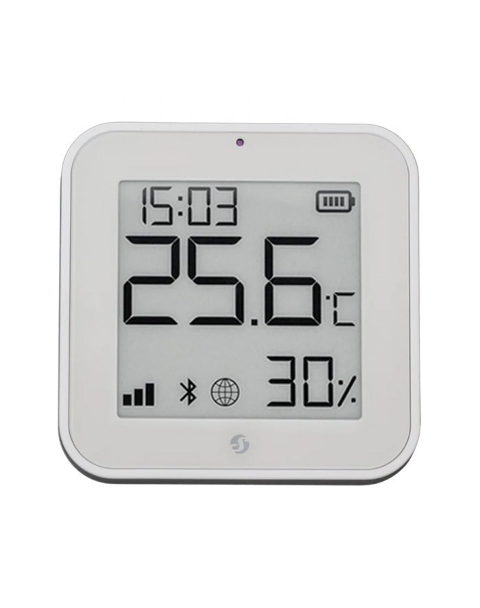 SHELLY BLU H'T Display White Zigbee Display Climate Sensor