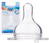 Smoczki do butelek - CANPOL BABIES SMOCZEK SILIKONOWY DO BUTELKI SZEROKI +0m - miniaturka - grafika 1