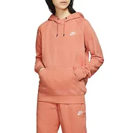 Bluzy damskie - Nike Damska bluza z kapturem W Nsw Essntl Po Flc - miniaturka - grafika 1