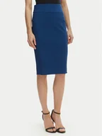 Spódnice - Rinascimento Spódnica ołówkowa CFC0128651003 Niebieski Slim Fit - miniaturka - grafika 1