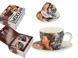 Filiżanka espresso ze spodkiem - A. Modigliani, Leopold Zborowski (CARMANI) - Filiżanki - miniaturka - grafika 1