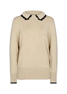 Swetry damskie - SOYACONCEPT Women's SC-Dollie 730 sweter damski, biały melanż, XL, Biały melanż, XL - miniaturka - grafika 1