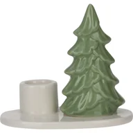 Świeczniki - Świecznik świąteczny z choinką, 8 cm - miniaturka - grafika 1