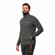 Kurtki męskie - Polar męski Jack Wolfskin BAISELBERG FZ M slate - S - miniaturka - grafika 1
