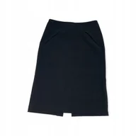 Spódnice - Ołówkowa czarna spódnica damska ZARA S - miniaturka - grafika 1