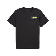 Koszulki sportowe męskie - Męska koszulka do biegania z grafiką NITRO™ PUMA Black - miniaturka - grafika 1