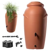 Zbiorniki na deszczówkę - Zbiornik na deszczówkę Vidor 210L z zestawem przyłączeniowym i podstawką - miniaturka - grafika 1