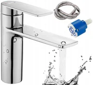 Baterie umywalkowe - Rea Bateria umywalkowa Storm Chrom Niska B6202 - miniaturka - grafika 1