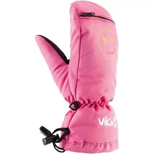 Odzież sportowa dziecięca - Rękawice Narciarskie Dziecięce Viking Smaili 43 różowy - grafika 1