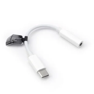 Adapter Hf/Audio Usb-C Do Jack 3,5mm Biały Box (W Pudełku) - Adaptery i przejściówki - miniaturka - grafika 1