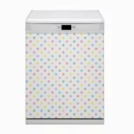 Dekoracje domu - Magnetyczna osłona zmywarki Kropki kolorowe 60x80 - miniaturka - grafika 1